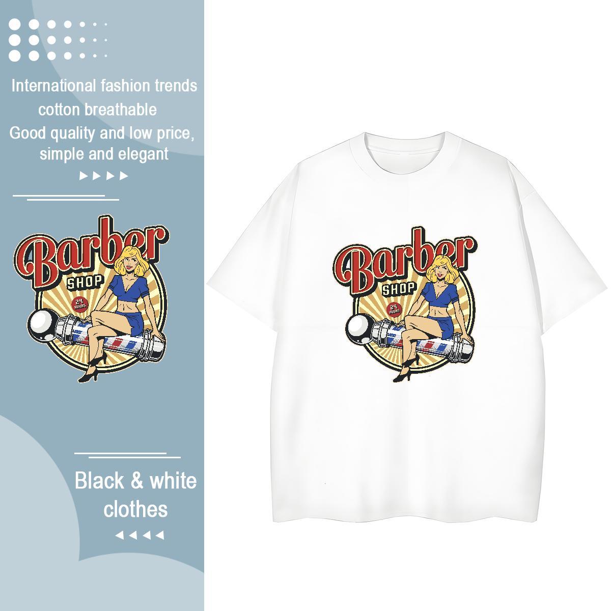 Free Shipping T-Shirts for Men 100% Cotton 230g person Beach White Plus Size Pure Cotton Men Tees Fashion Casual Clothes