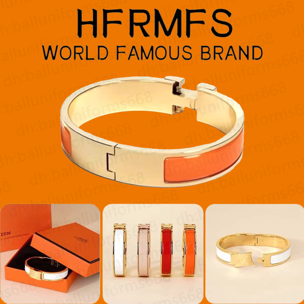 Gold bracelet designer clic bracelet women men classics jewelry titanium steel 18 Color select High quality non fading unisex gift womens bracelets silver bangle