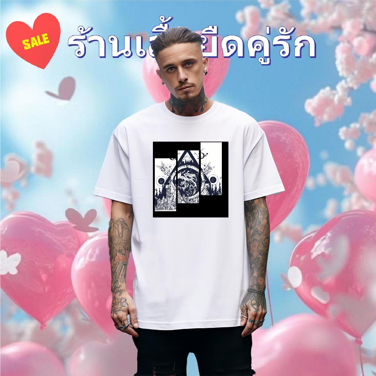 Designer Mens T Shirts 230g 100% Cotton eye of the devil Outdoor Anime Print Breathable Crew Neck Men Tops Tees 2024 DIY Clothings