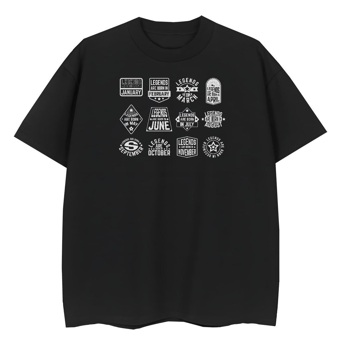 Comfortable Unisex Tshirts 100% Cotton 230g letter Home Outdoor T shirt O Neck Short Sleeves Cartoon Printing L-4XL Tops