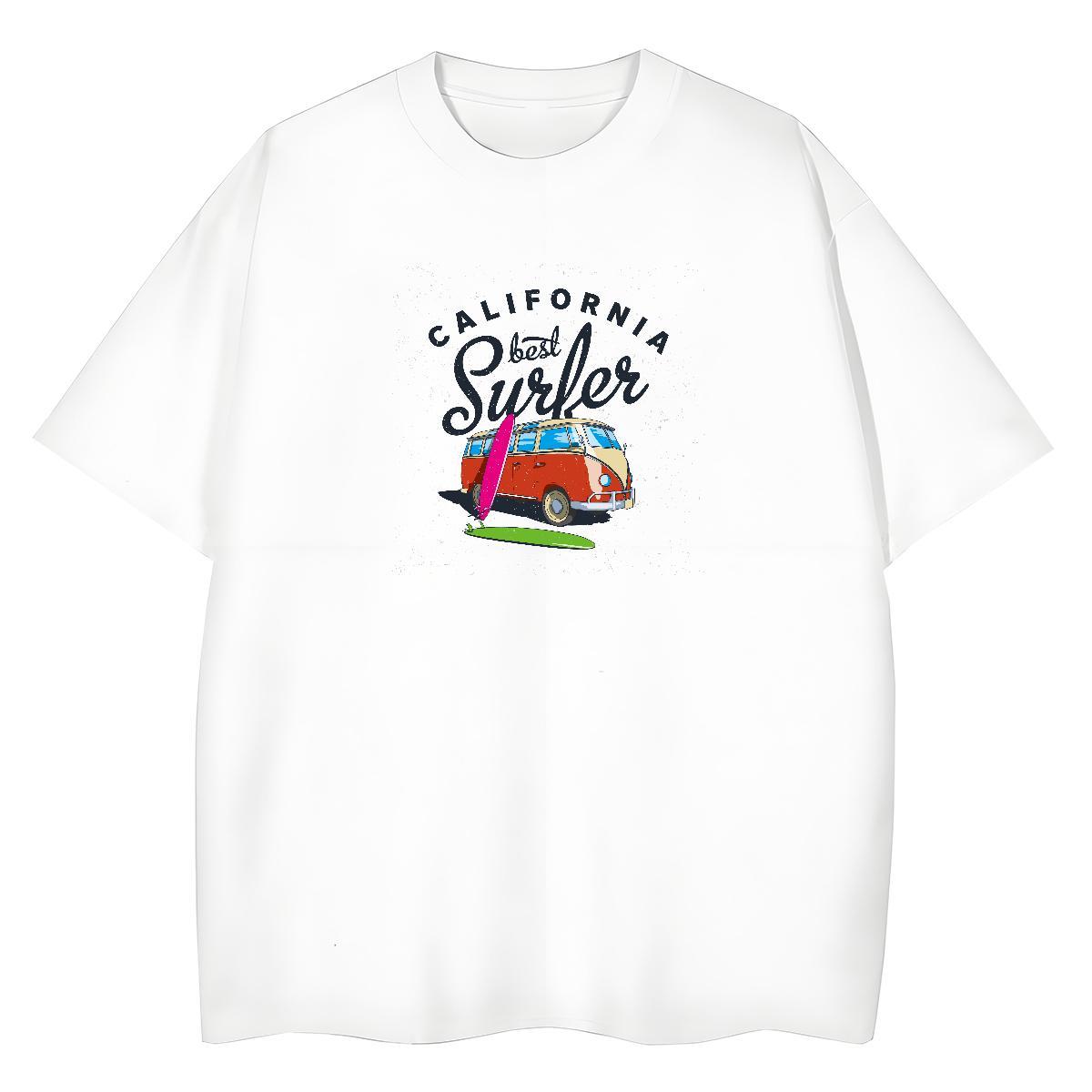 Cool Design Men T Shirts 230g Cotton car Casual Oversized 3XL 4XL Breathable Soft Tshirts Custom Clothes
