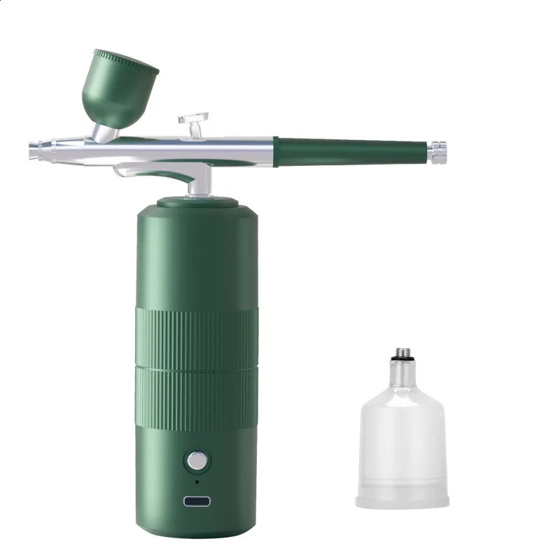 Wireless air compressor kit spray gun nail handle air brush makeup DIY spray gun tattoo process cake nano spray 240823 ww
