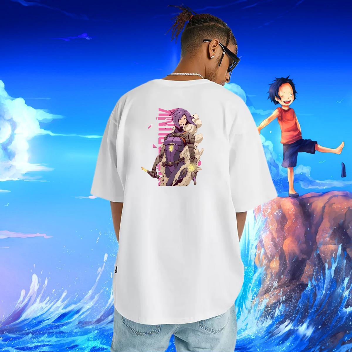 Soft T Shirts Men 230g 100% Cotton portrait Beach Black Oversized Breathable Short Sleeve Couples T Shirts Brand Tops Shirt