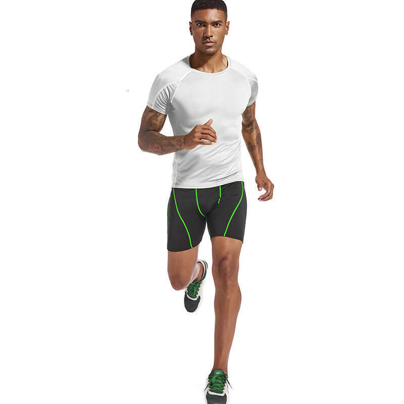 Men's Compression Men Summer Skinny Tights Quick Dry Male Training Sport Shorts Jogging Gym Fiess Running Short Pants