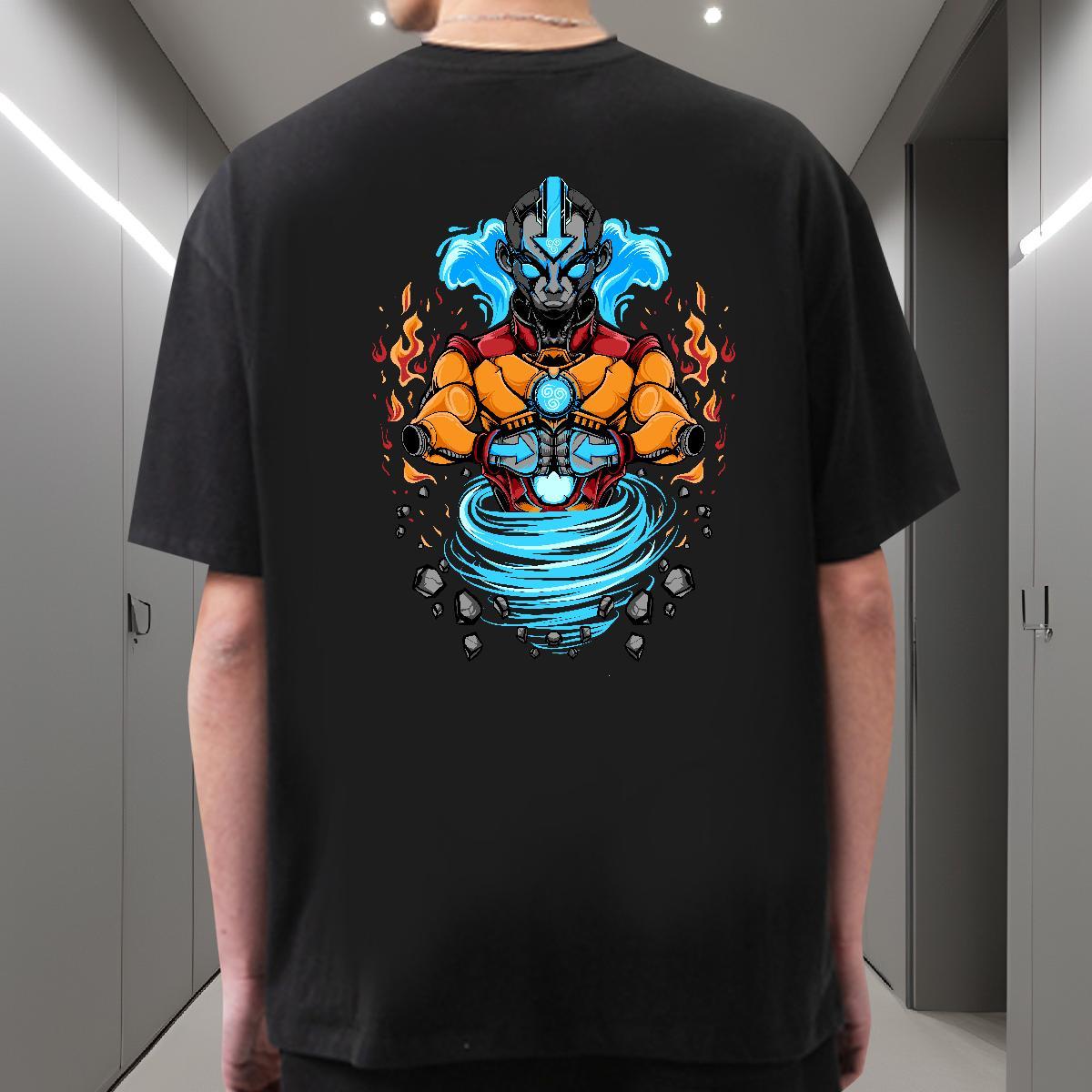 Wholesale Mens T Shirts 230g Pure Cotton ET Beach DIY Printed Breathable Short Sleeve Tshirts Fashion Designer Clothes