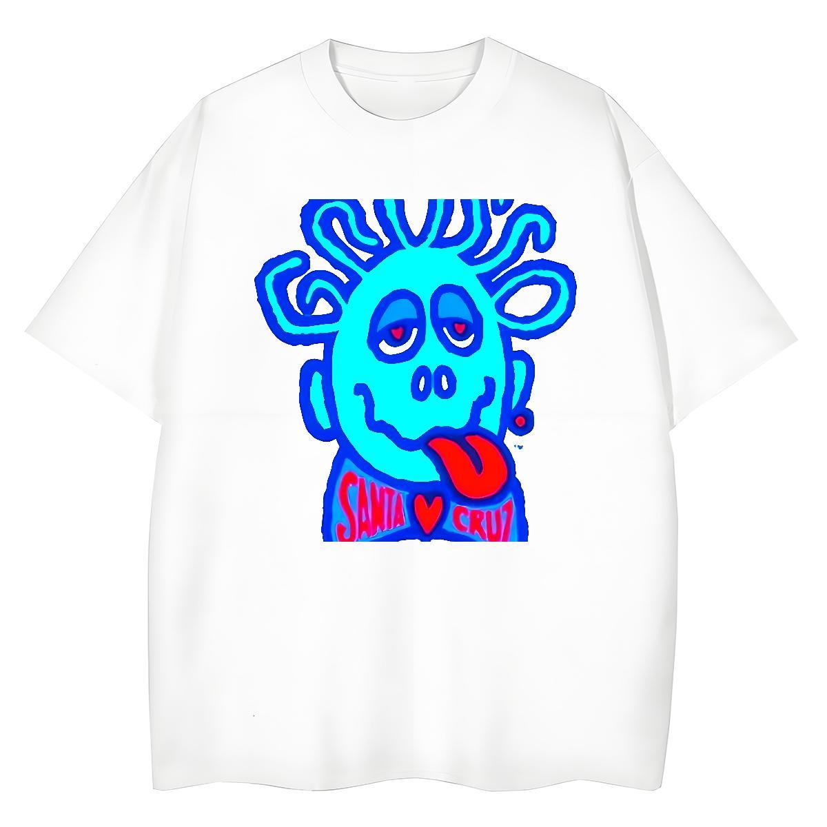 Free Shipping Unisex Tshirts 230g 100% Cotton cute Home Outdoor T Shirts Women Breathable Crew Neck Customized Polos
