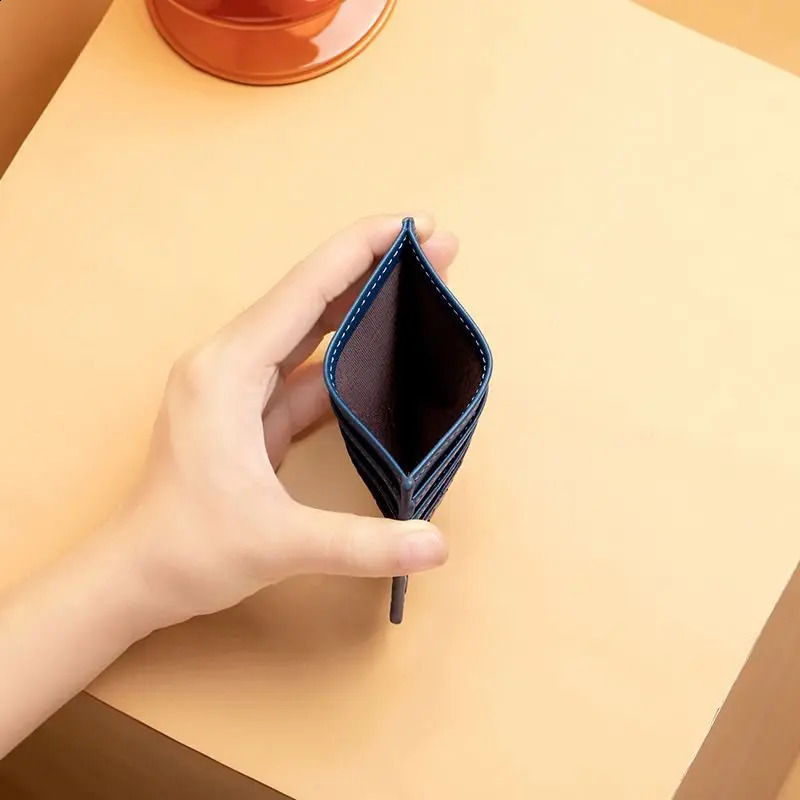 Small Wallets Women Credit ID Card Holder Leather Wallet Ultra-Thin Wallet with Coin Pocket Purse cartera Fashion Portable Suitable for daily wear