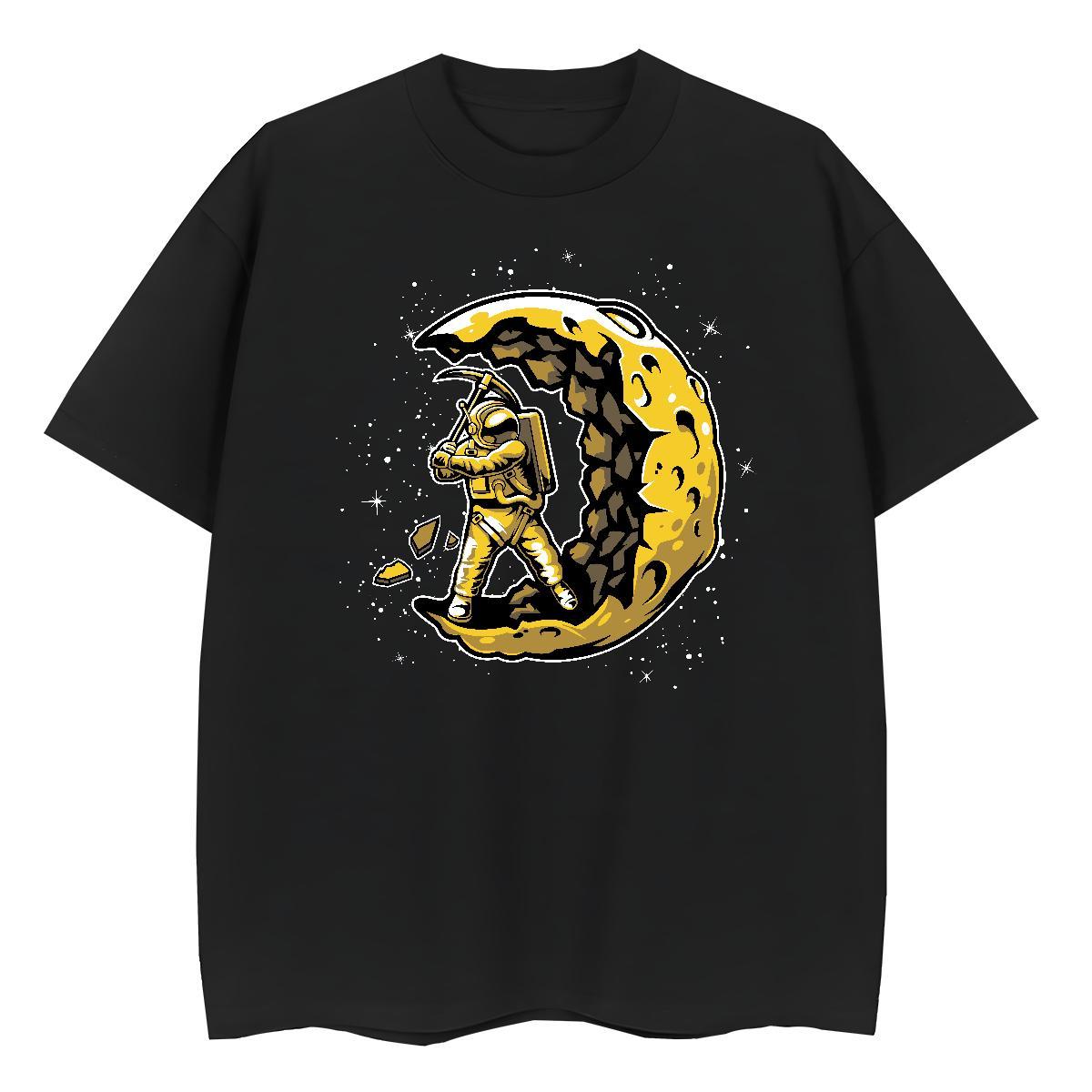 Designer Women Tees 230g 100% Cotton cosmonaut Daily Outfit Womens T Shirts Round Neck Short Sleeve Plus Size Custom Tees Shirts