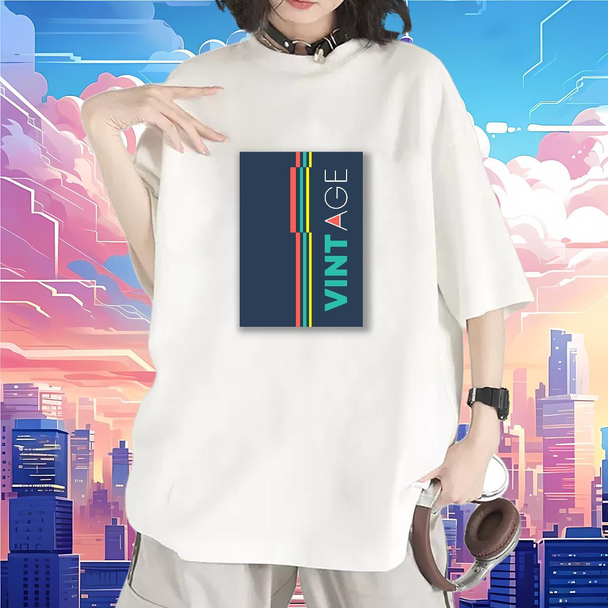 Loose fit Tshirt for Man Woman 230g Pure Cotton letter Sport Womens T Shirts Short Sleeve O-Neck Cartoon Anime Wear