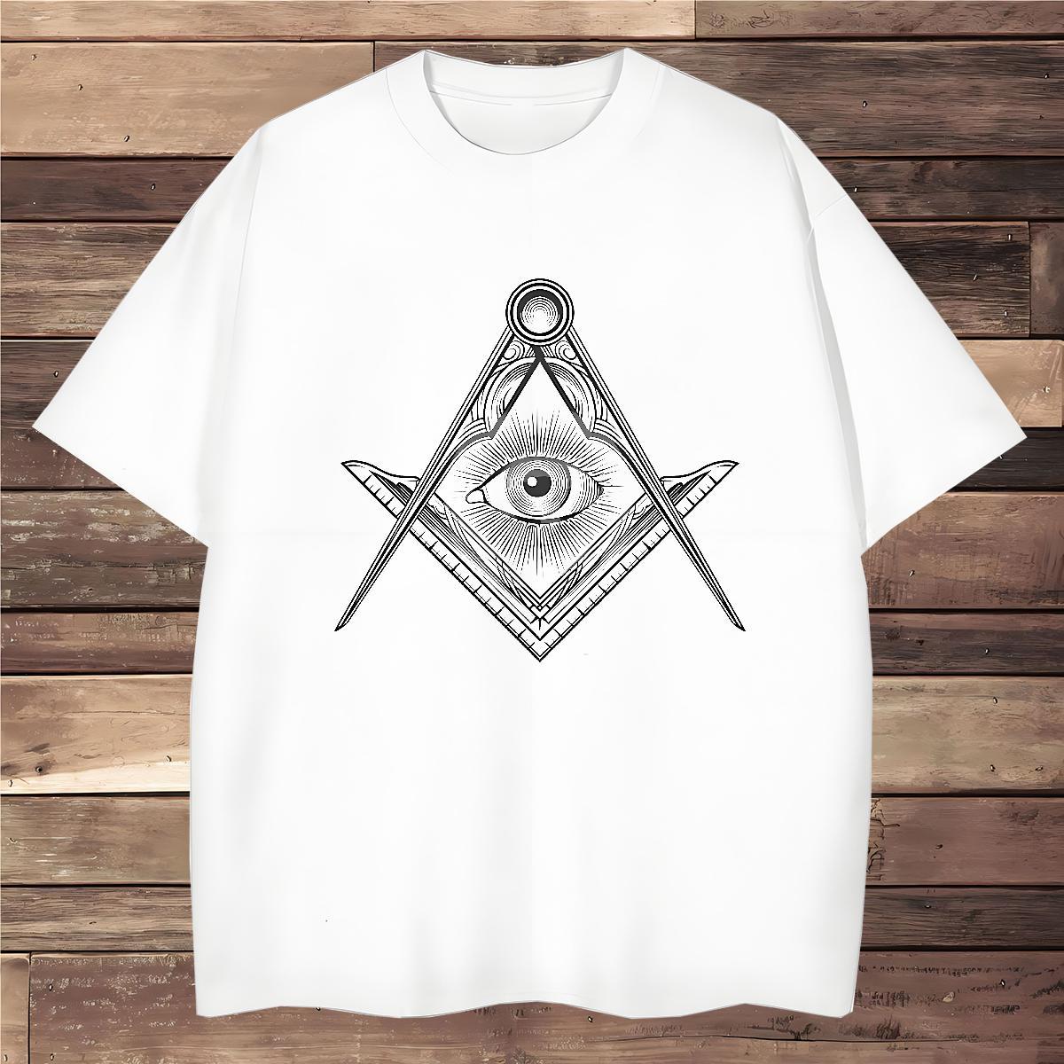 Classic T-Shirts 100% Cotton 230g eye of the devil Sports Casual Customized Print Crew Neck Breathable Tshirt for Man Woman Designer Fashion Tops Tees