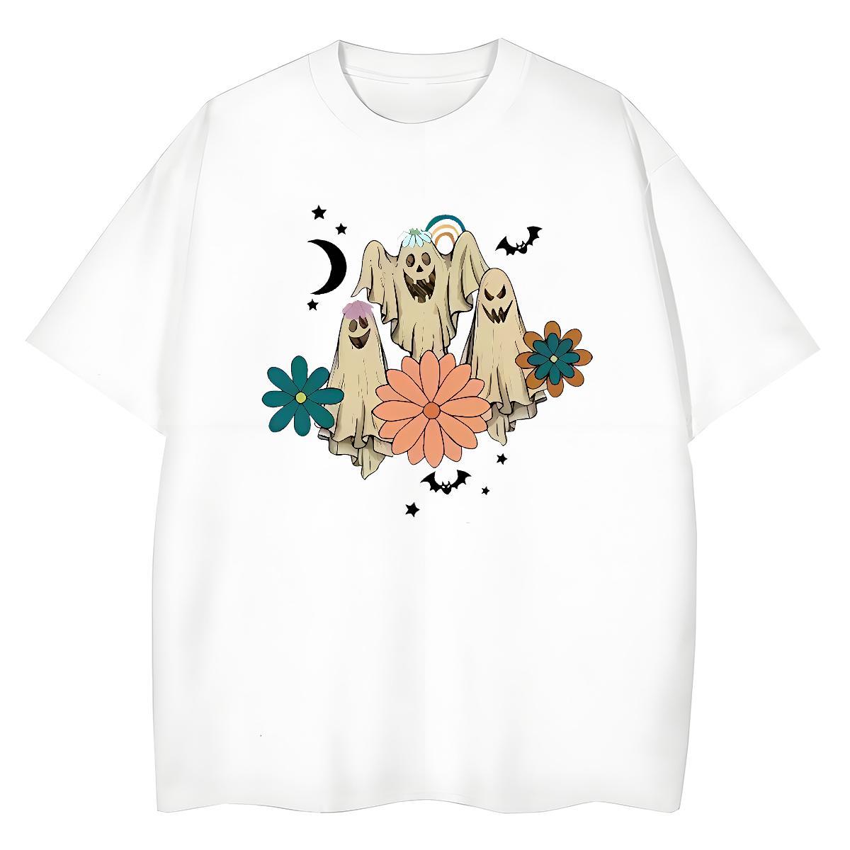 Lady Woman Tshirt 230g 100% Cotton demon Beach T shirt Breathable Soft Plus Size Custom Clothes