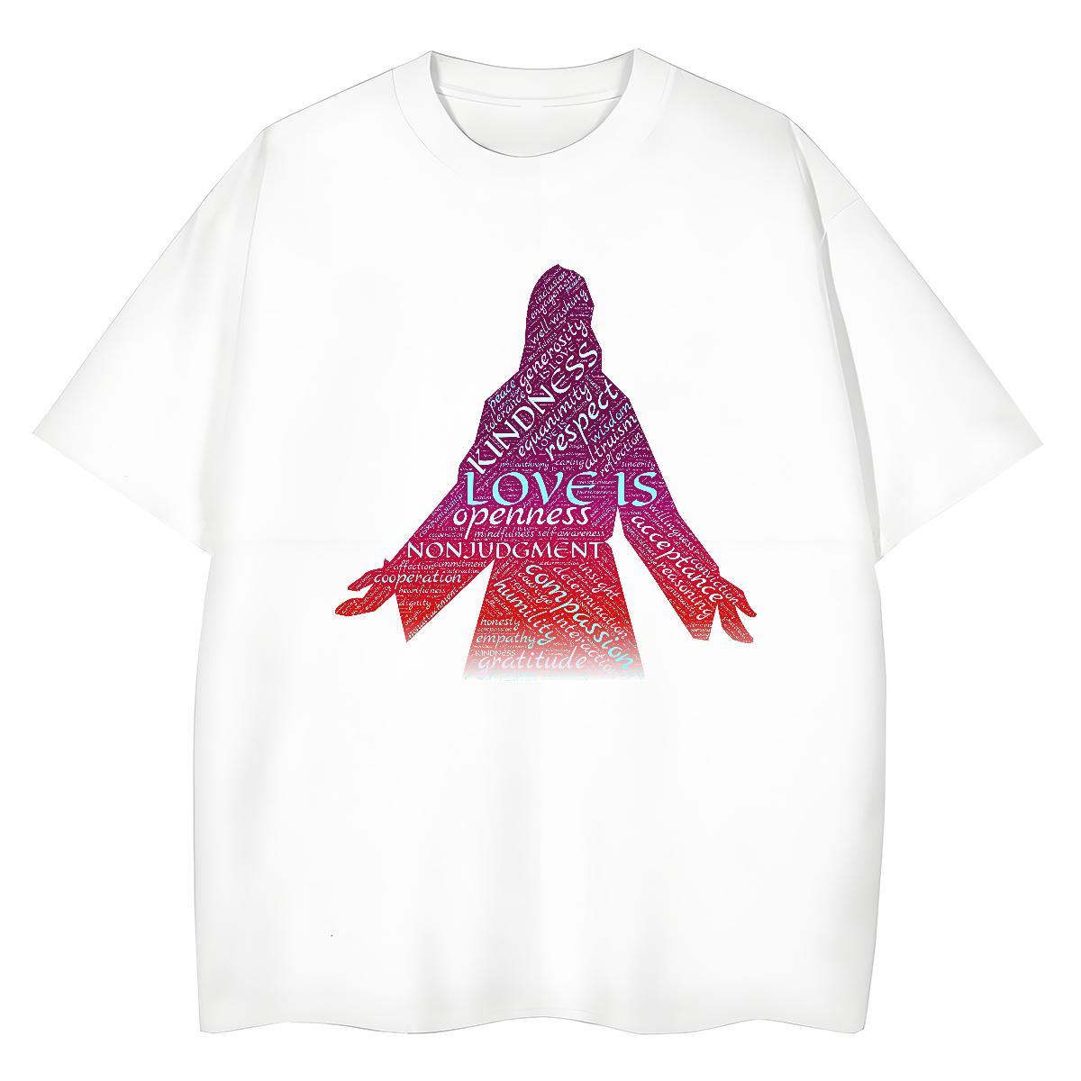 Cool T Shirt For Man 230g Pure Cotton portrait Street DIY Logo Oversized Breathable Soft Men Clothes T-Shirt Classic Casual Tops Tees