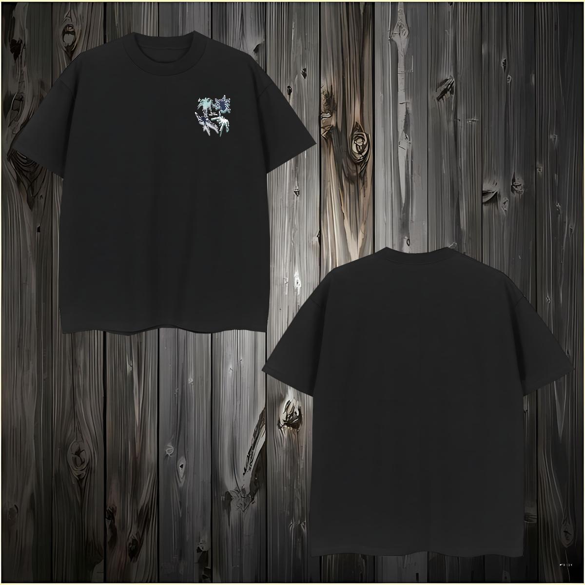2024 DIY Men Tops Tees spider Hip Hop Street 100% Cotton 230g Tee Shirt Breathable Crew Neck Popular Men T Shirts Customized
