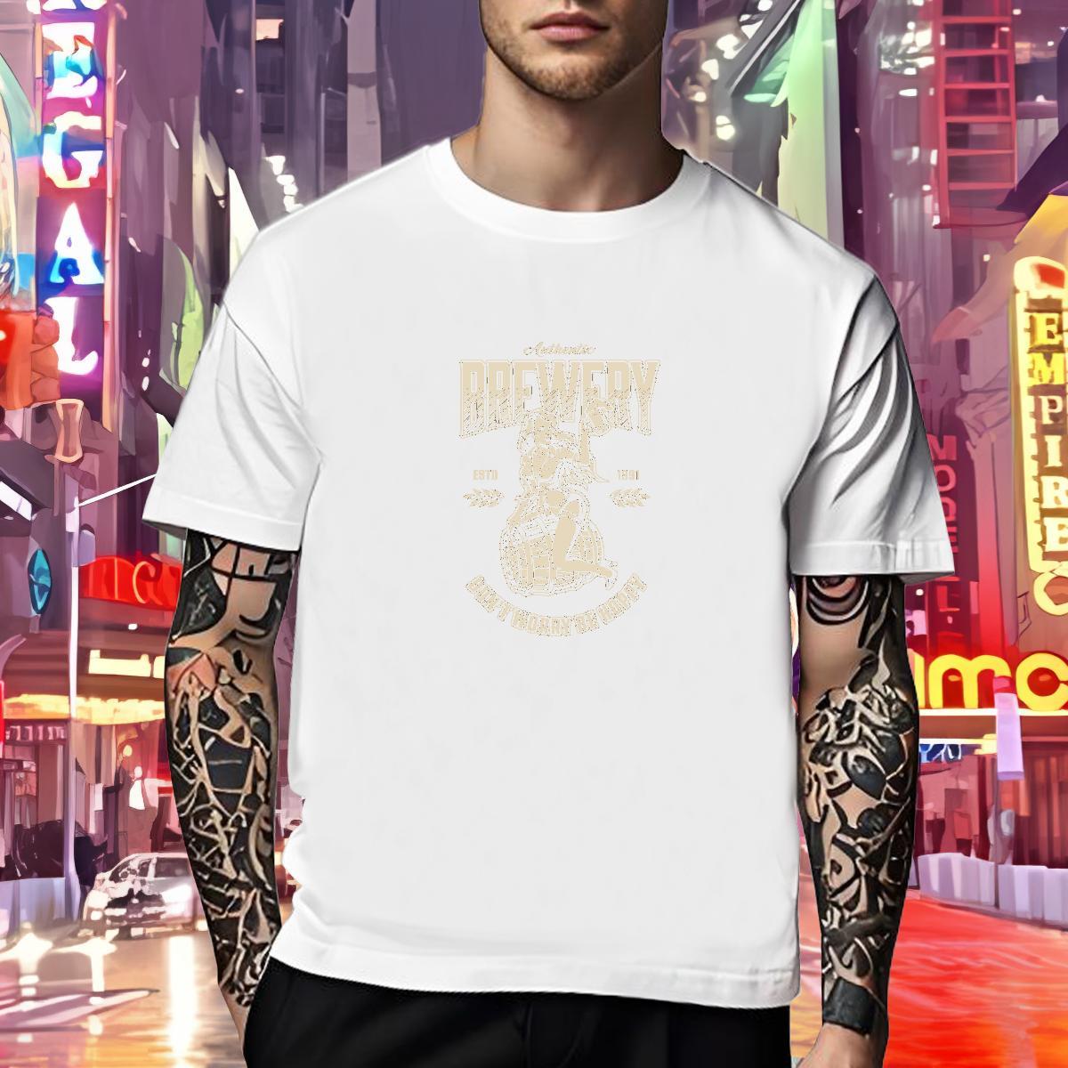 Cool Men T Shirts 230g Pure Cotton character Daily Outfit Graphic Short Sleeve O-Neck Men Tshirts Wholesale Clothes