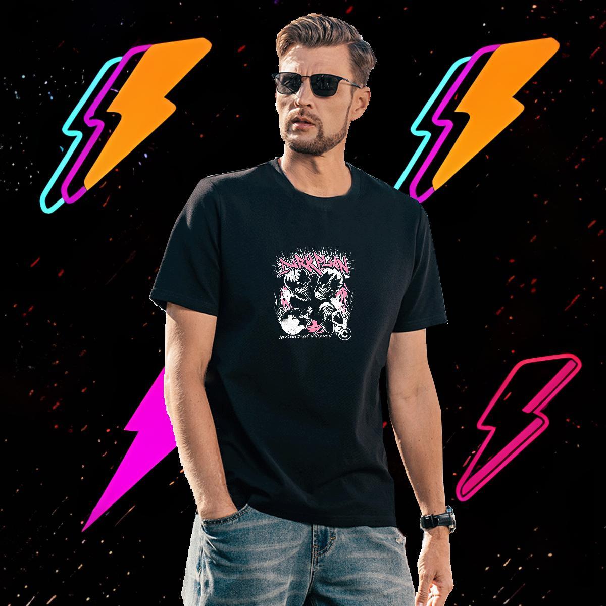 Brand T shirt 230g 100% Cotton skull Street wear Hip Hop Oversized 3XL 4XL Breathable Short Sleeve Tshirt for Man Woman Fashion Tops Tees