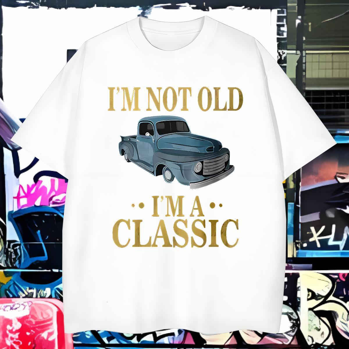 Comfortable Man T Shirts 230g Pure Cotton car High Street Hip Hop Asian Size Crew Neck Tshirt for Man Woman Fashion Casual Clothes