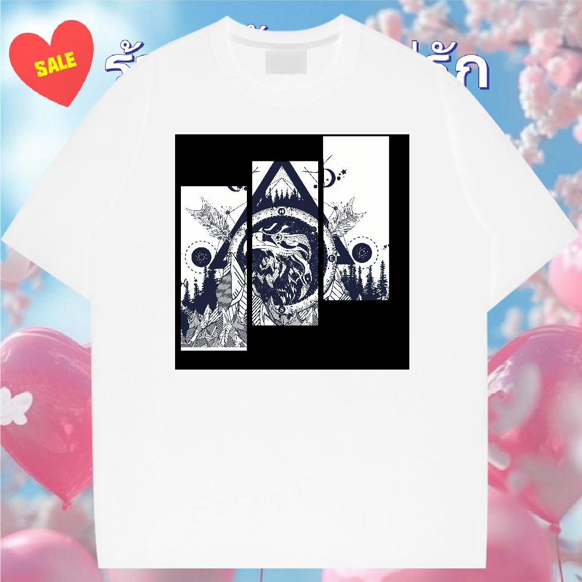 Designer Mens T Shirts 230g 100% Cotton eye of the devil Outdoor Anime Print Breathable Crew Neck Men Tops Tees 2024 DIY Clothings