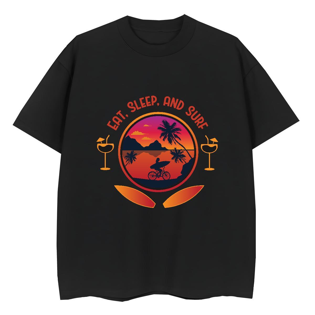 TOP Quality Man T Shirts 100% Cotton 230g sunset glow Home Outdoor Anime Short Sleeve Soft Tshirts Fashion Designer Tops Tees