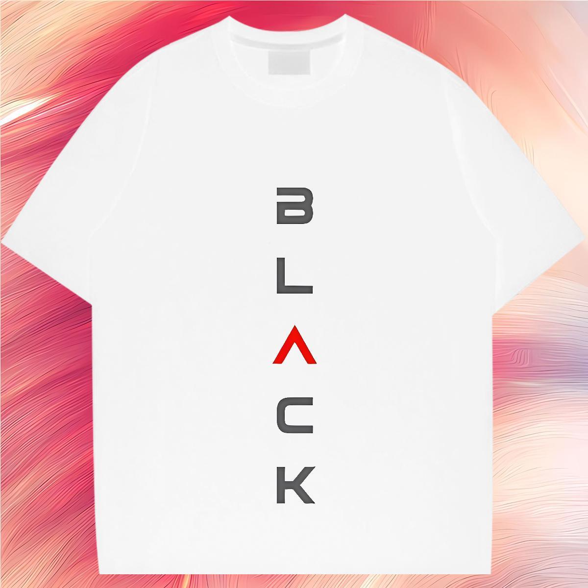 Cool T Shirt For Man 100% Cotton 230g letter Street Wear DIY Anime Crew Neck Men Tops Tees 2024 Designer Clothings