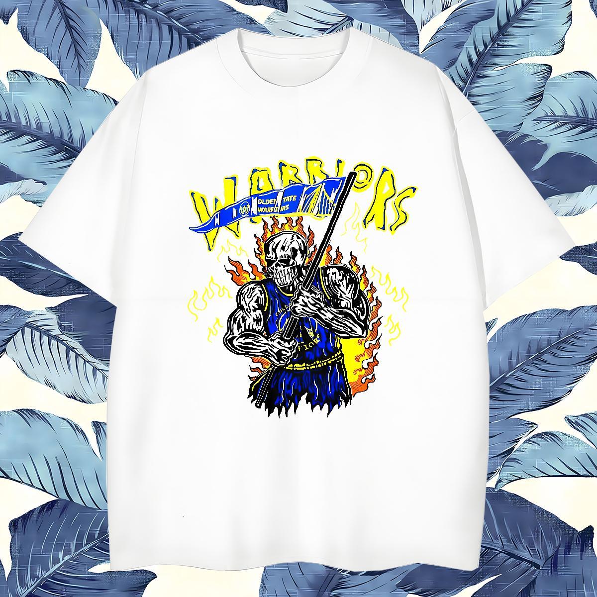 Loose T-Shirts for Men 230g 100% Cotton skull Daily Wear Custom Cartoon Breathable Crew Neck Mens Tshirts New Arrival Polos