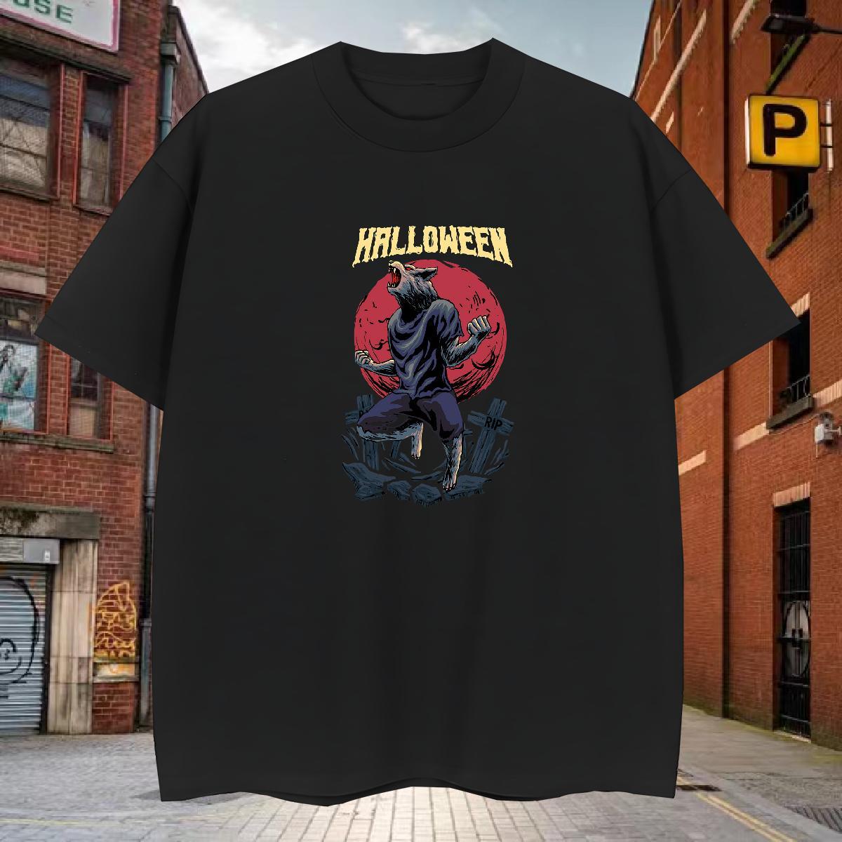Brand T-Shirts for Men 100% Cotton 230g skull Hip Hop Skull Short Sleeve O-Neck Men Clothes T-Shirt 2024 Designer Tops Tees