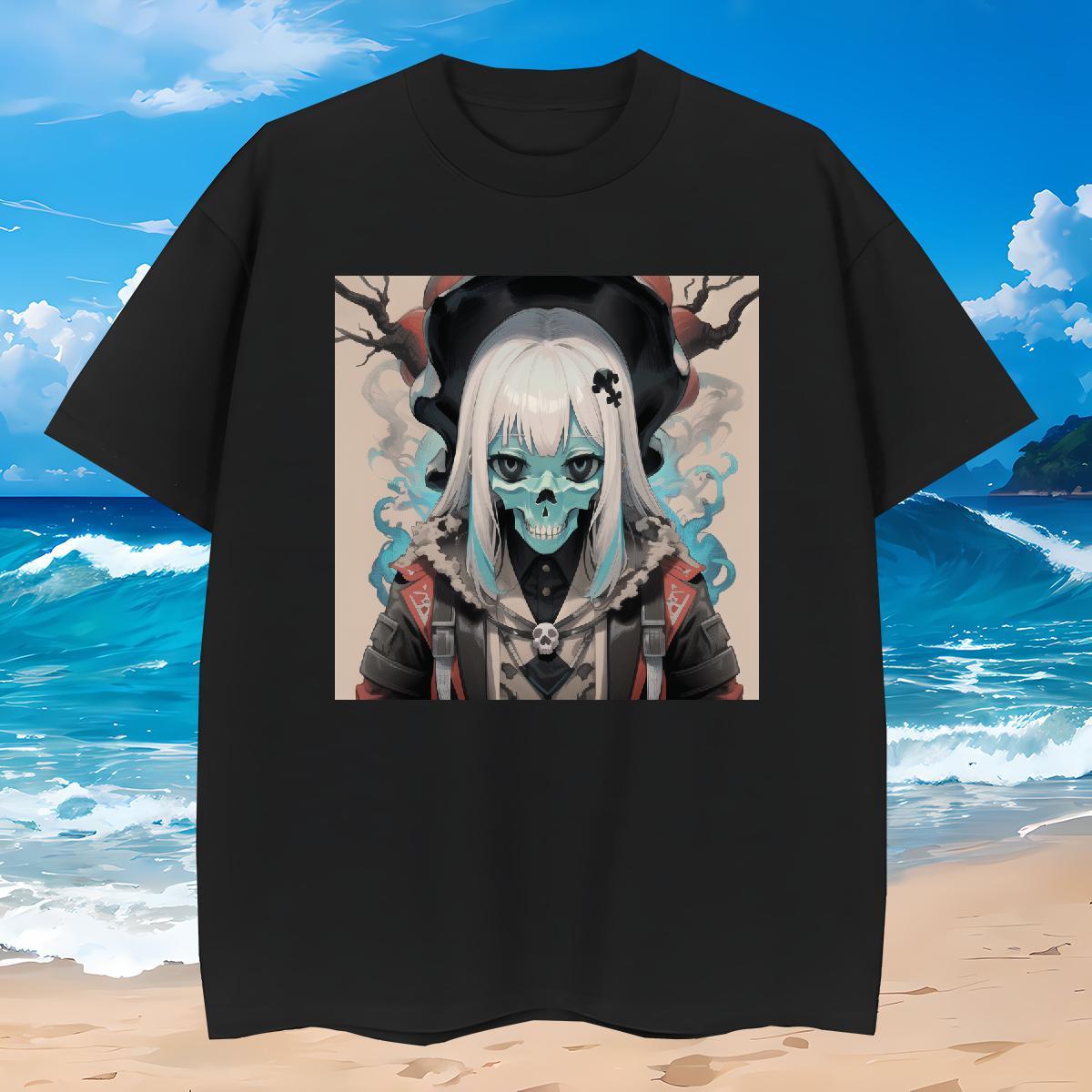 Cool Design T Shirts Men 100% Cotton 230g skull Street Casual Custom Big Size Breathable Soft Mens Tshirts DIY Customized Tee Shirt