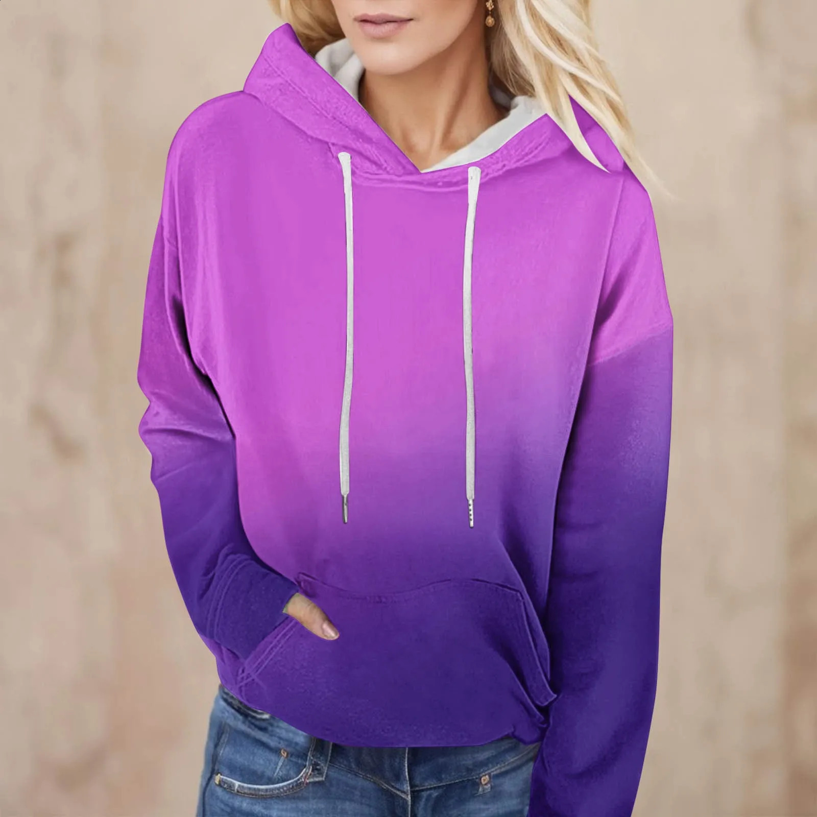 Autumn Fashion Color Gradient 3D Print Hoodies Men Women Casual Sweatshirts Oversized Hoodie Pullovers Tracksuit Clothing 240824