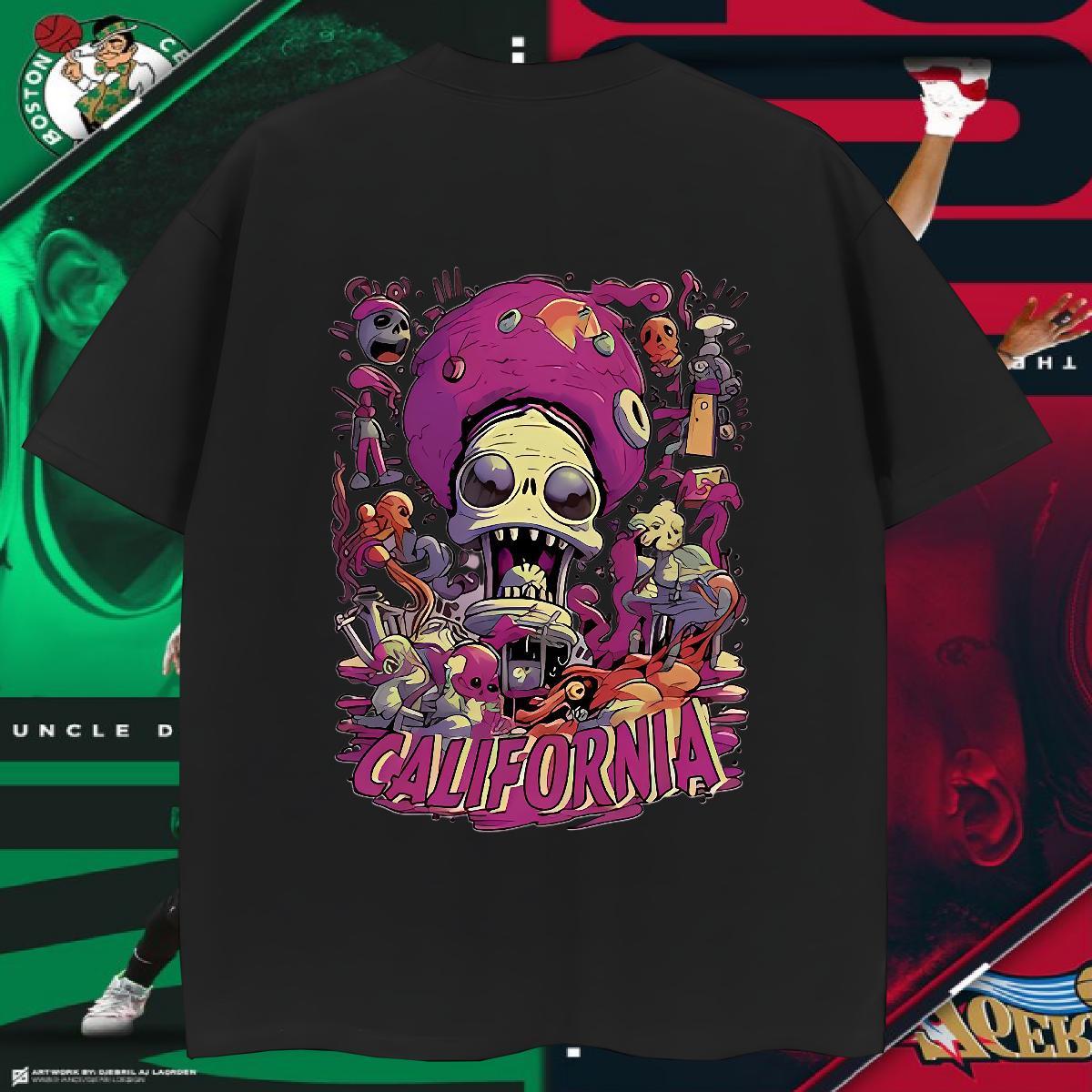 Comfortable T shirt 230g Cotton skull Street Wear Plus Size Custom Short Sleeve Soft Men Tops Tees Fashion Casual Tshirts