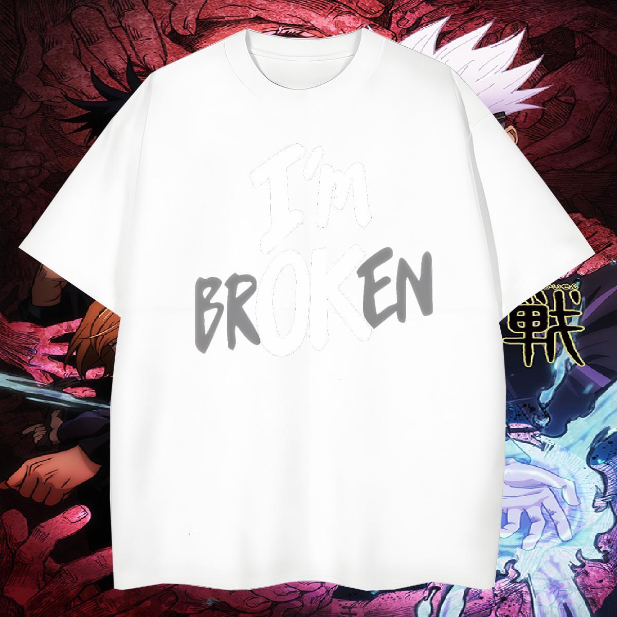 Popular Man T Shirts 230g Pure Cotton letter Spring Summer DIY Printed Crew Neck Men Clothes T-Shirt New Designer Tees Shirts