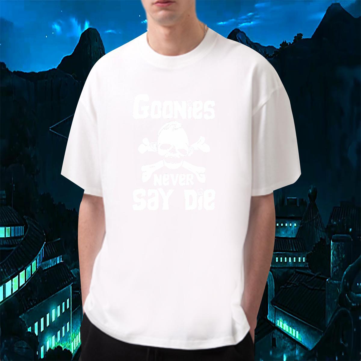 Wholesale T Shirts Men 230g Cotton skull Street Casual Custom Big Size Short Sleeve Soft Tshirts Classic Casual Clothings