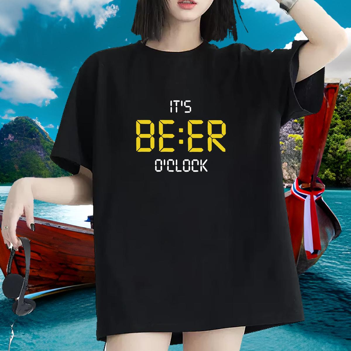 Loose fit Women Tshirts 230g Pure Cotton letter Street Wear Women T Shirts Round Neck Short Sleeve Plus Size Cartoon Clothings