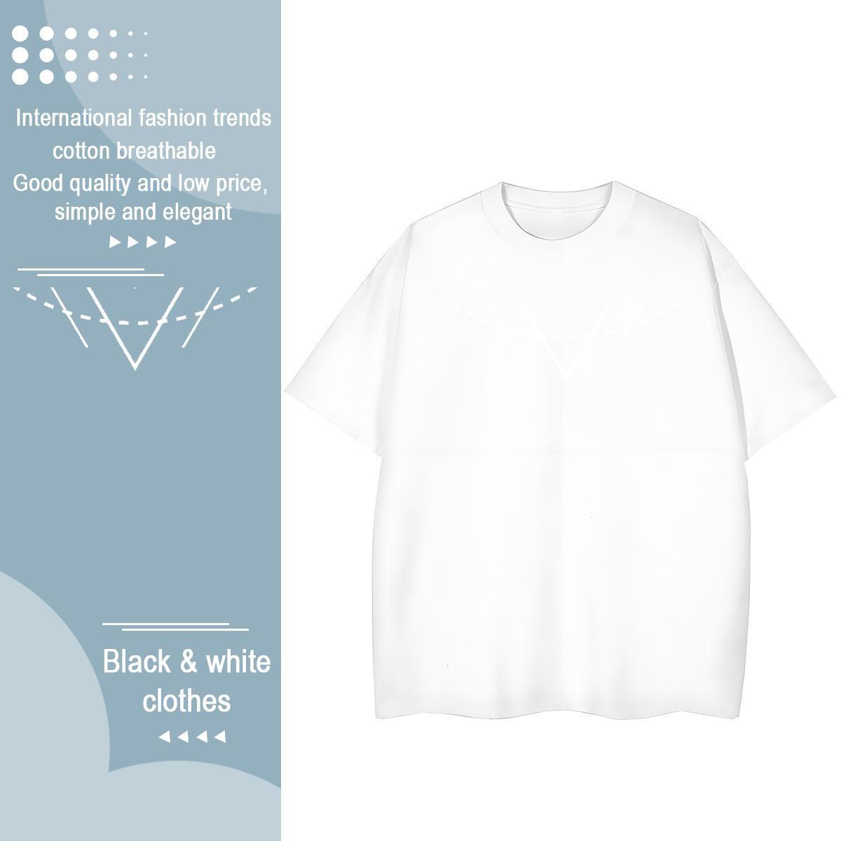 Loose fit Women Tees 100% Cotton 230g handpainted High Street Hip Hop T-Shirts for Women Breathable Short Sleeve Oversized L-4XL Top Tees