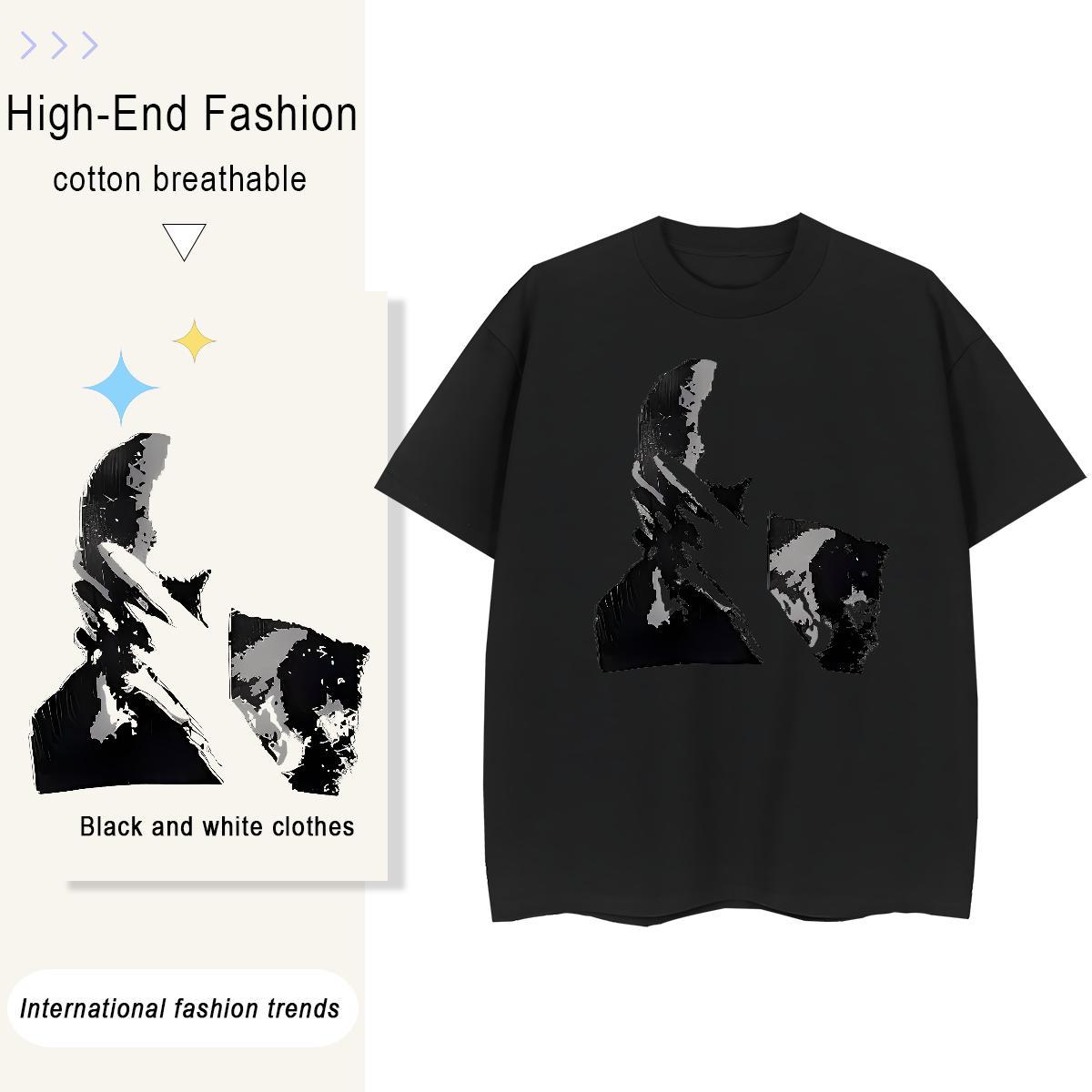 Wholesale Men Tshirts man Sport 230g Pure Cotton Tees Breathable Crew Neck Cool Design T-Shirts for Men Asian Size