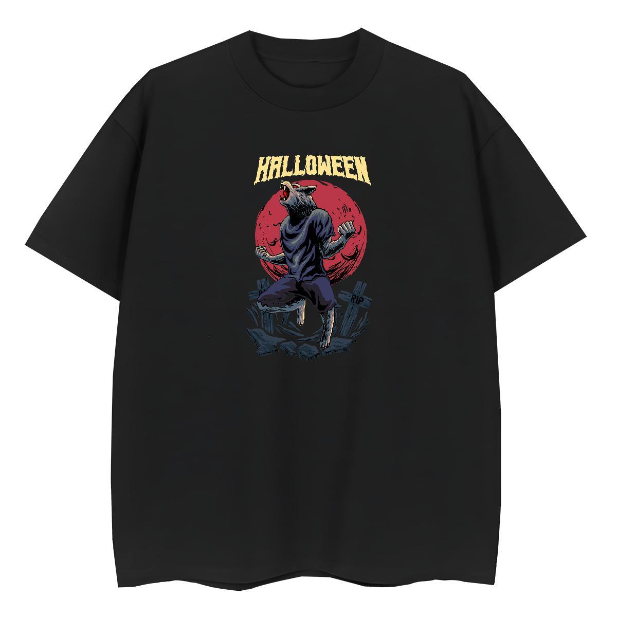 Designer T Shirt For Man 230g Cotton skull Outdoor Custom Printed Crew Neck Breathable Men Tshirts Fashion Designer Tops
