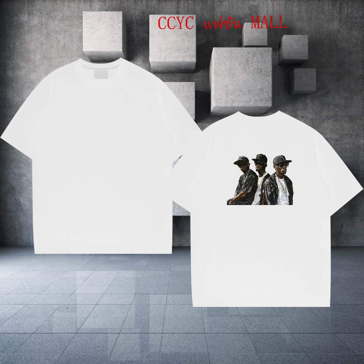 Loose T-Shirts for Men 230g Pure Cotton person Street Custom Print Plus Size Crew Neck Breathable Men Tops Tees Customized Tees Shirts