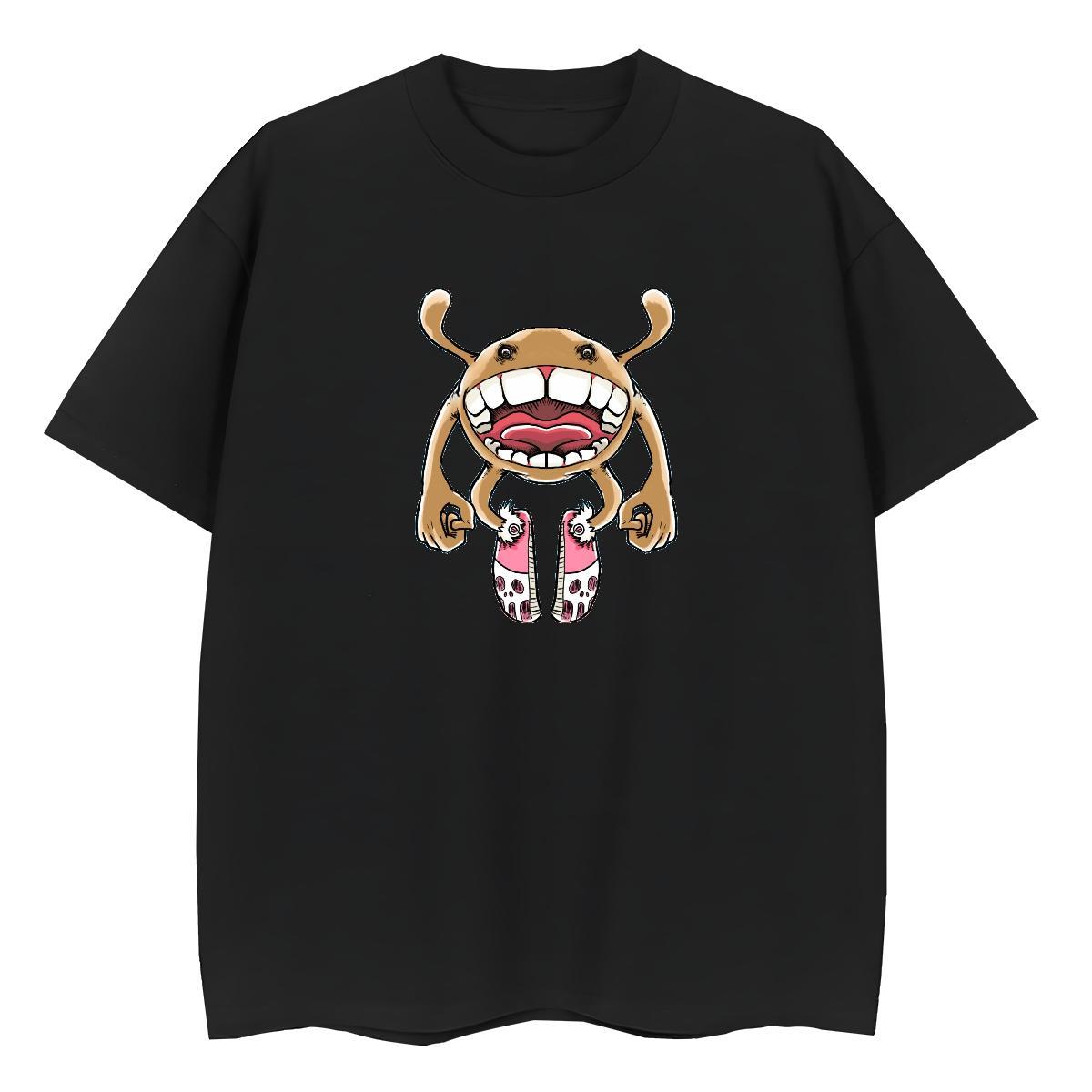 Designer Unisex Tshirts 230g Cotton icon Sports Street Wear Women T Shirts O Neck Short Sleeves Cartoon Floral Printing Tops Tees