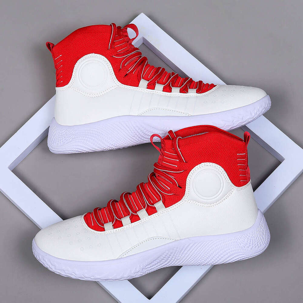 Breathable Lightweight High-Tops for Basketball and Leisure Activities Comfort Meets Style with Woven Design for Casual Running