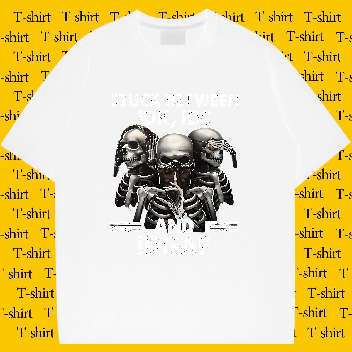 Classic T-Shirts for Men 230g 100% Cotton skull Sport Oversized Breathable Crew Neck Tshirt for Man Woman Classic Casual Wear
