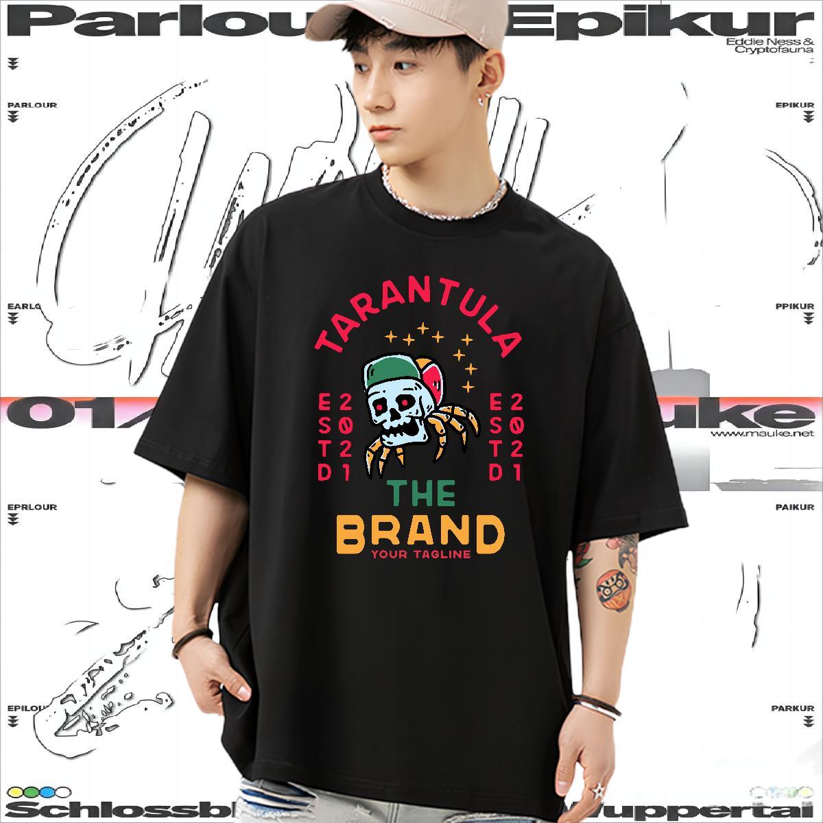 Designer Men T Shirts 100% Cotton 230g skull Daily Outfit Oversized Crew Neck Breathable Couples T Shirts DIY Tshirts