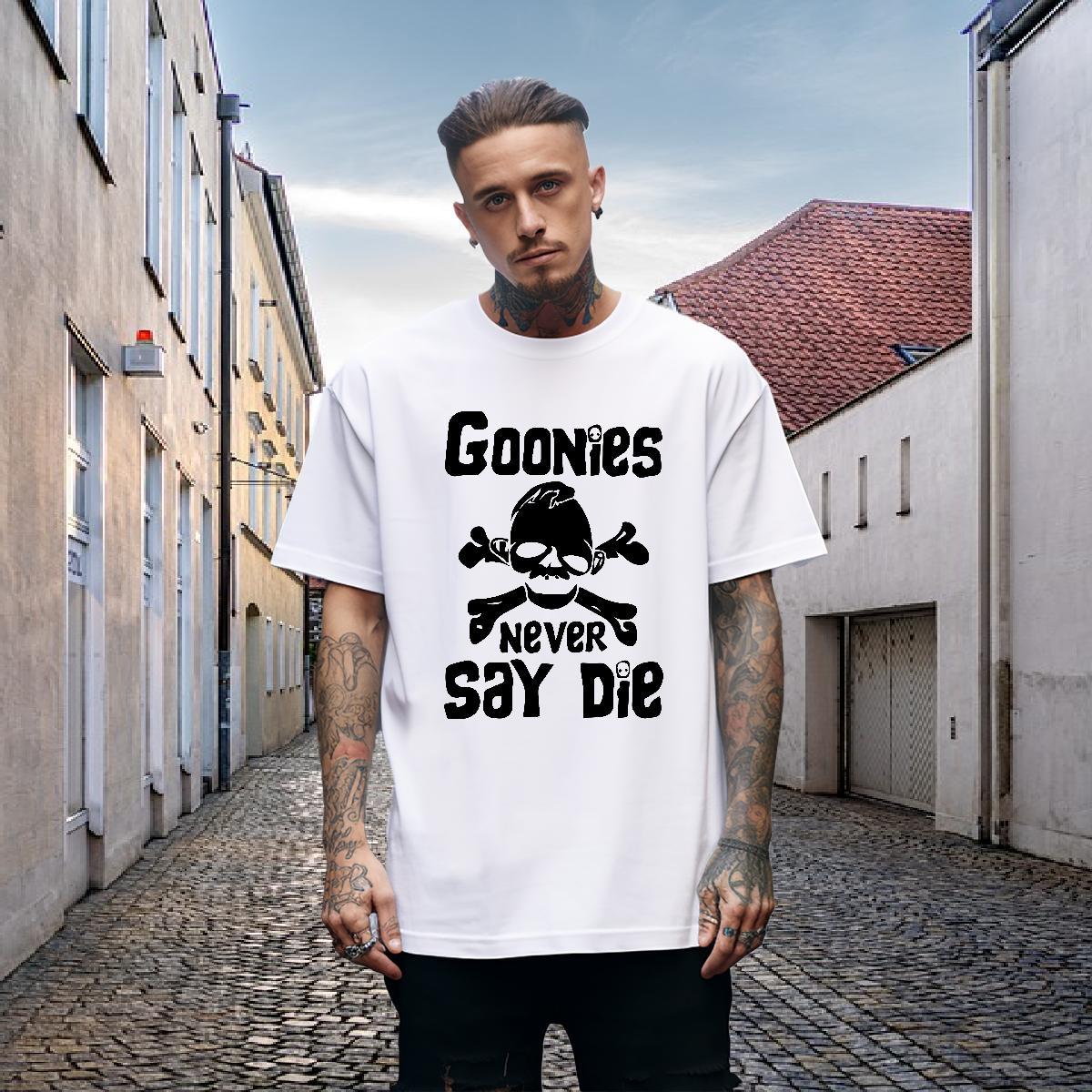 Designer T-Shirts 230g Cotton skull Home Outdoor Custom Cartoon Pure Cotton Men Clothes T-Shirt Fashion Design Clothings