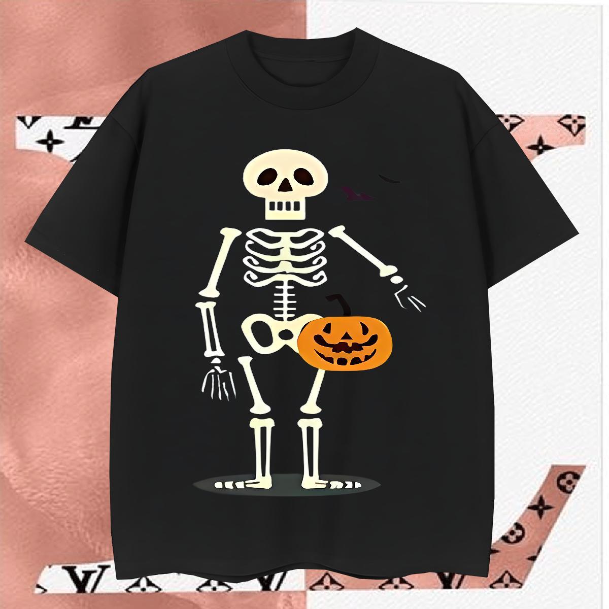 High Quality T Shirts Men 100% Cotton 230g pumpkin Sport Custom Anime Breathable Crew Neck Tshirts DIY Top Tees