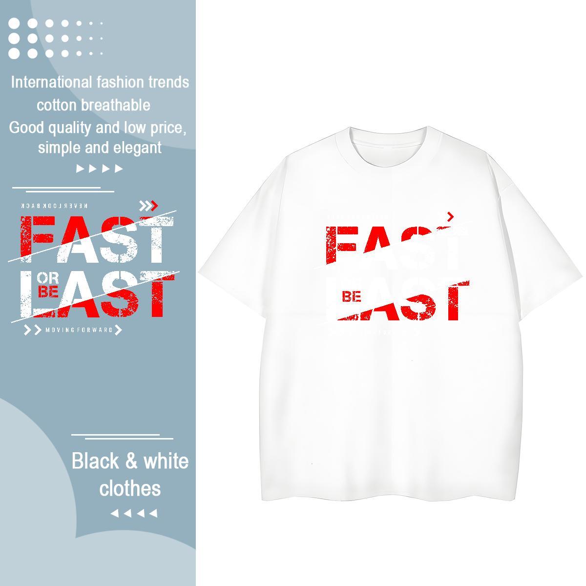 Nice Women Tees 230g Pure Cotton letter Outdoor T-Shirts O-Neck Short Sleeve DIY Logo Clothes