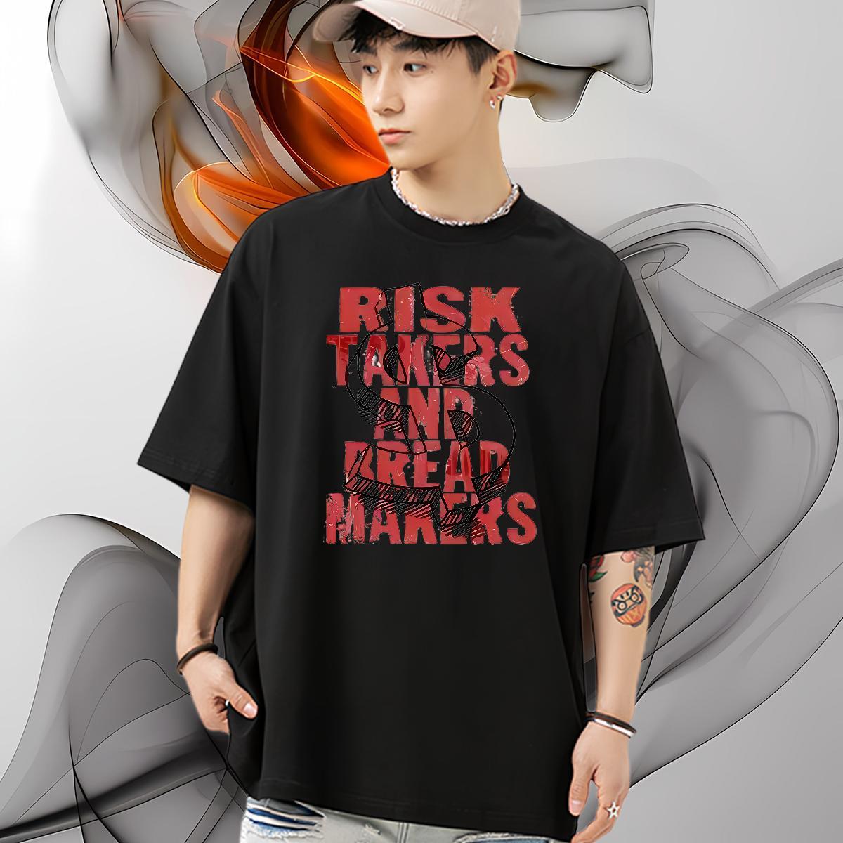 New Arrival Tshirt for Man Woman letter Hip Hop 230g 100% Cotton Tshirts Round Neck Short Sleeve Popular Mens T Shirts Custom Printing