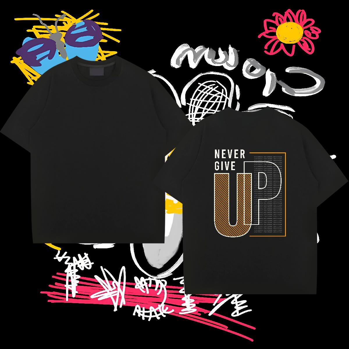 High Quality T shirt 230g 100% Cotton letter High Street Hip Hop Black White Short Sleeve Soft Couples T Shirts Wholesale Polos