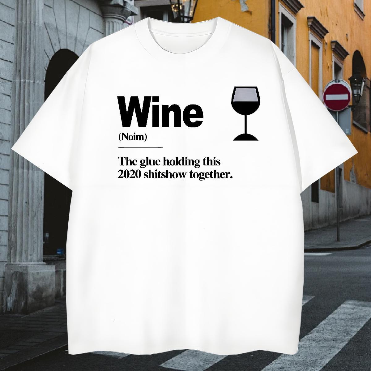 Loose T Shirts Men 230g Cotton letter Anime Printing Street DIY Logo Oversized Breathable Crew Neck Couples T Shirts 2024 New Tee Shirt