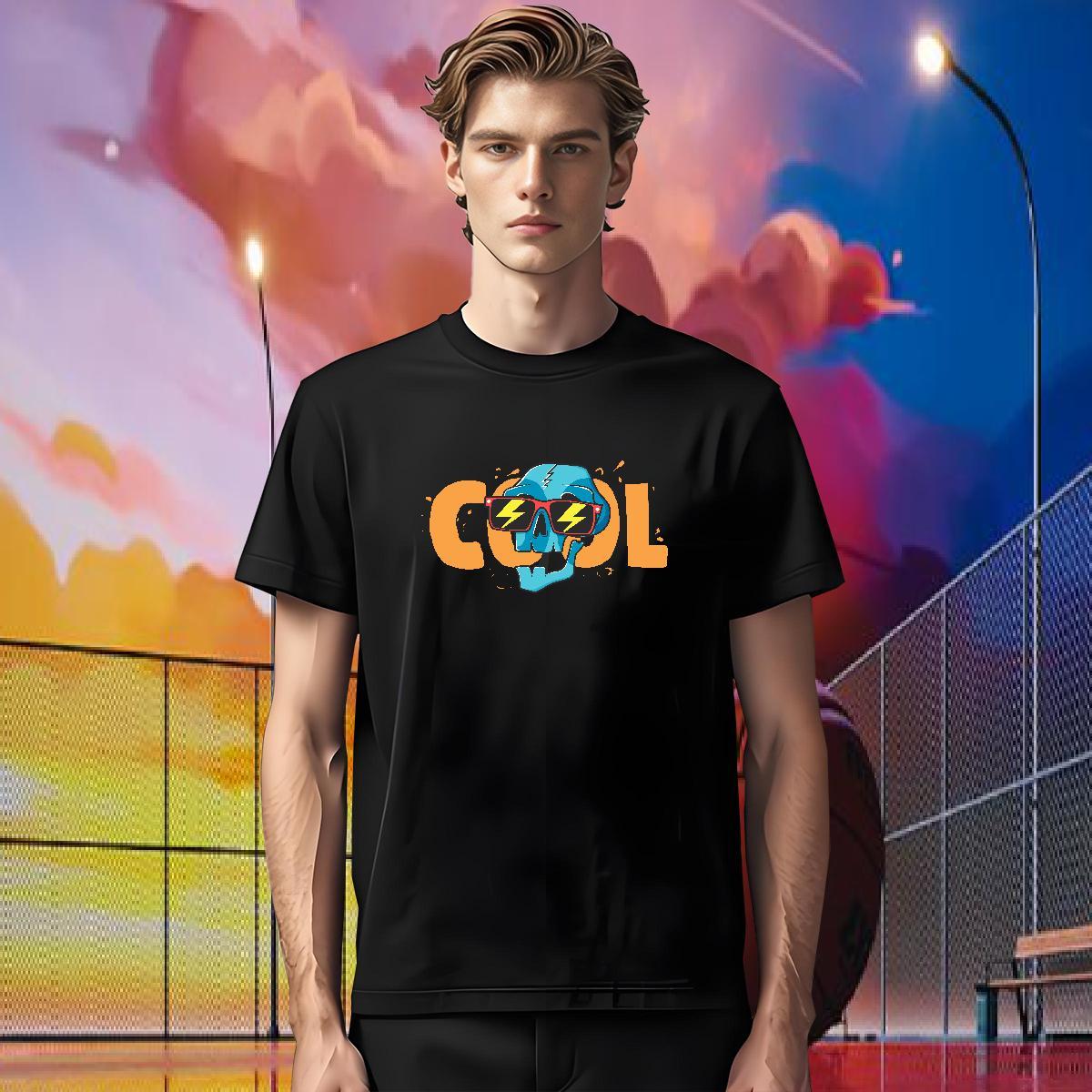 TOP Quality T-Shirts 100% Cotton 230g skull Casual Daily Wear DIY Logo Oversized Breathable Soft Men Tshirts Wholesale Polos