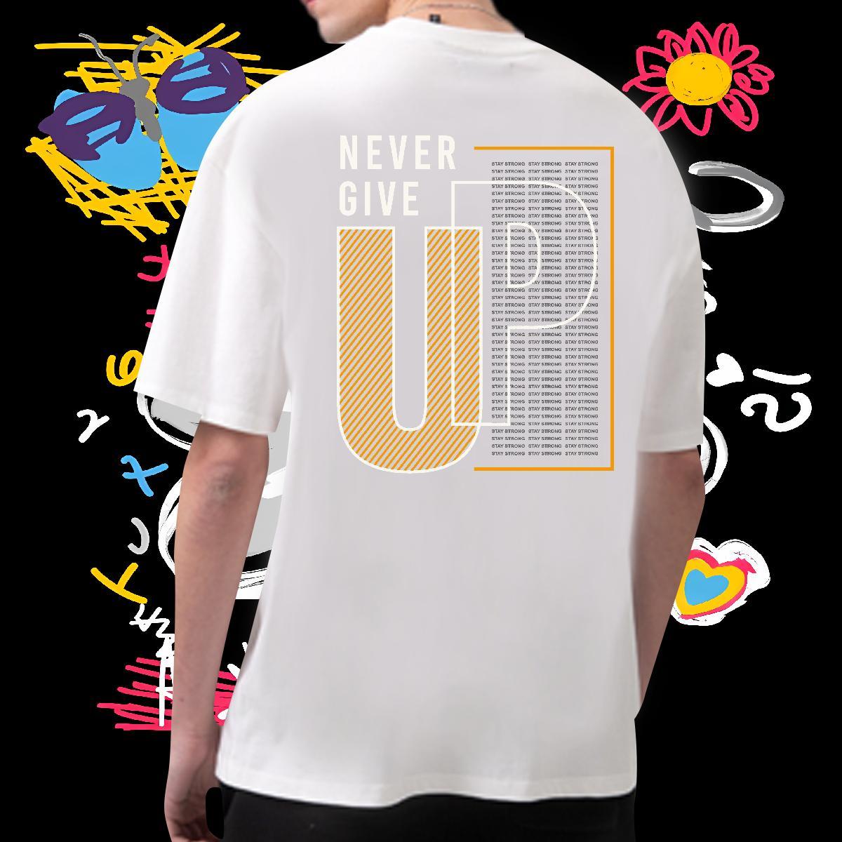 High Quality T shirt 230g 100% Cotton letter High Street Hip Hop Black White Short Sleeve Soft Couples T Shirts Wholesale Polos