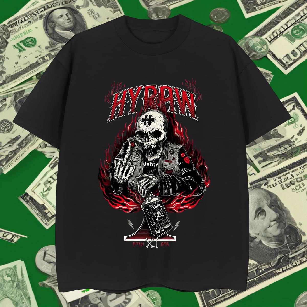Designer T shirt 100% Cotton 230g skull Casual Daily Wear DIY Logo Oversized Breathable Short Sleeve Men Clothes T-Shirt Fashion Casual Top Tees
