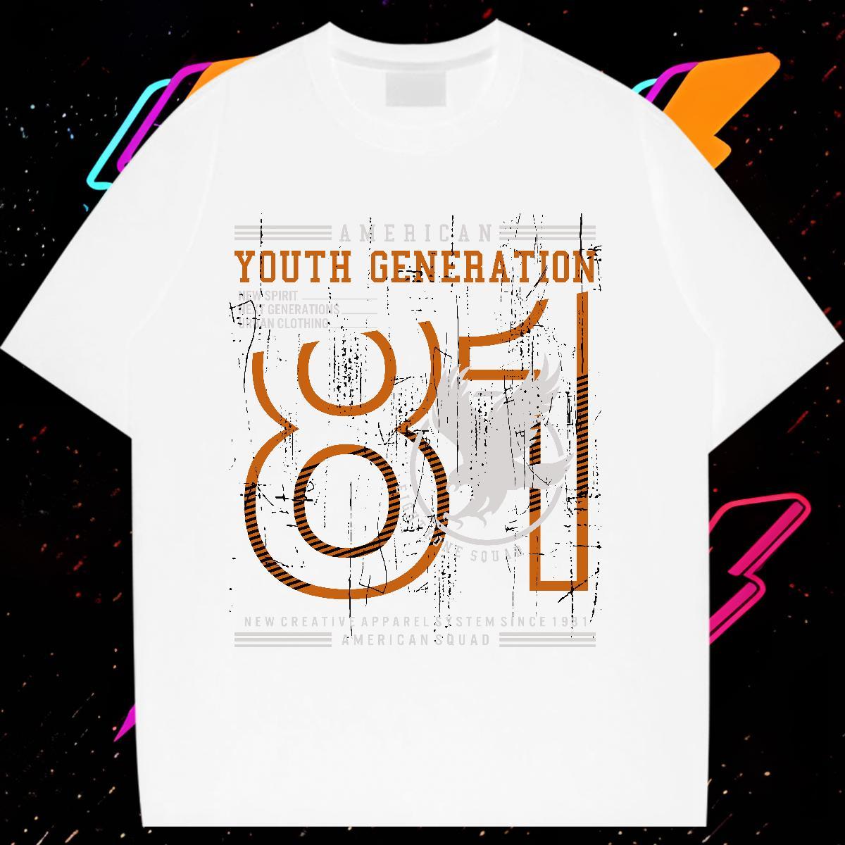 Nice Couples T Shirts 230g 100% Cotton 81 Spring Summer T Shirts Women Breathable Short Sleeve Graphic Tees