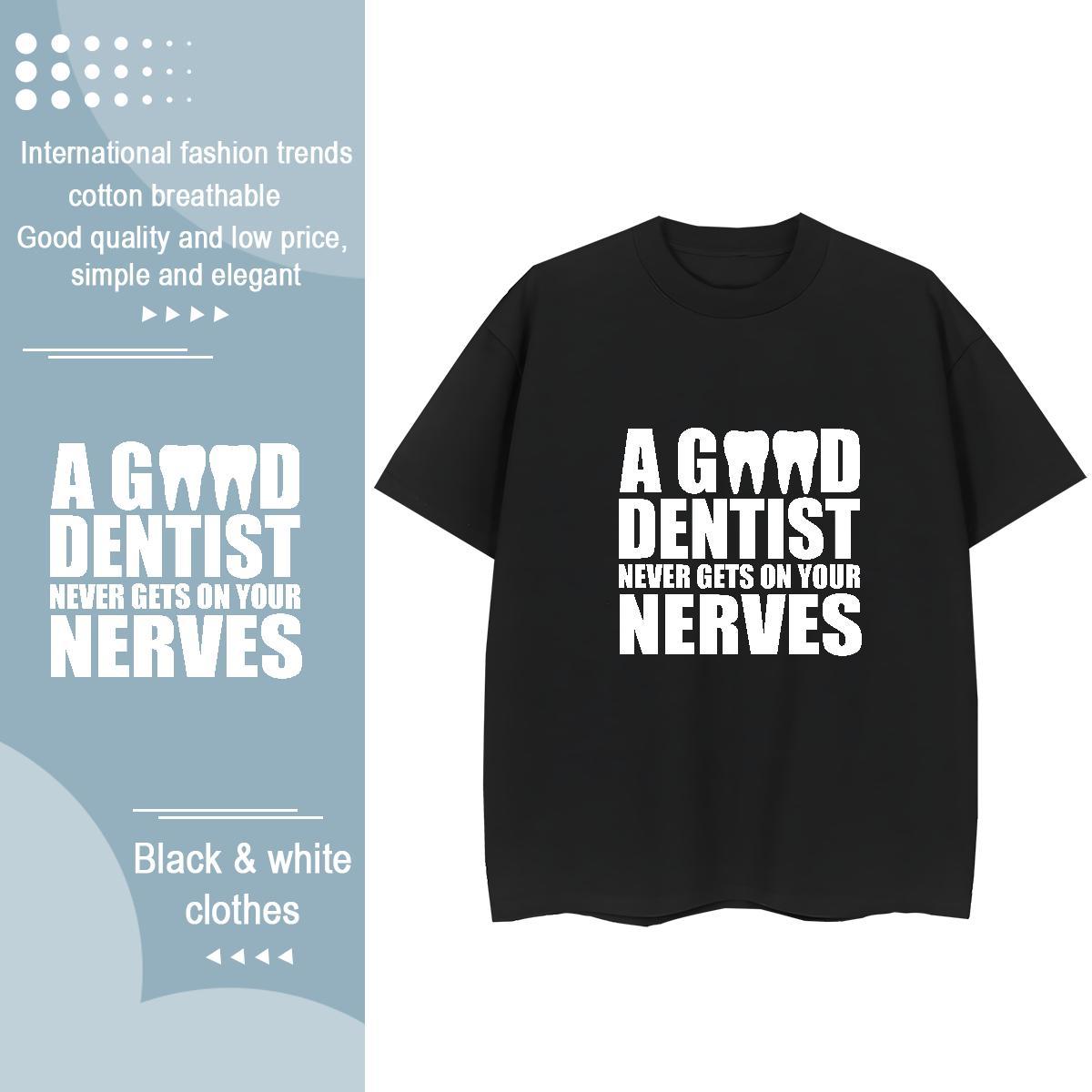 Free Shipping Women Tshirts 230g Cotton letter Daily Wear Woman T Shirts Crew Neck Breathable Black White Clothes Shirt
